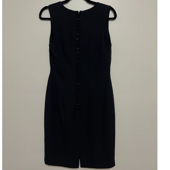 Donna Morgan Sleeveless Cocktail Dress SIZE: 6 BLACK Lace & Bead Sequin - Picture 5 of 7